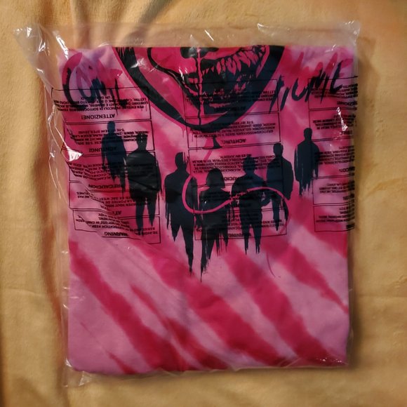 Vixen by Micheline Pitt It: Chapter 2™ "Come Home" Red Tie Dye Tee, Size 3x NWT - Picture 4 of 4